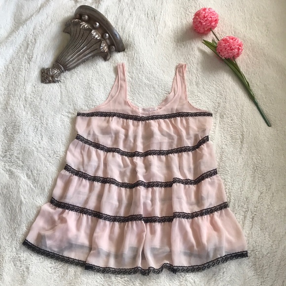 Oscar de la Renta Other - Oscar de la Renta Pink Label chemise lingerié Size M